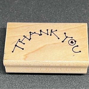 Thank you stamp, brand new